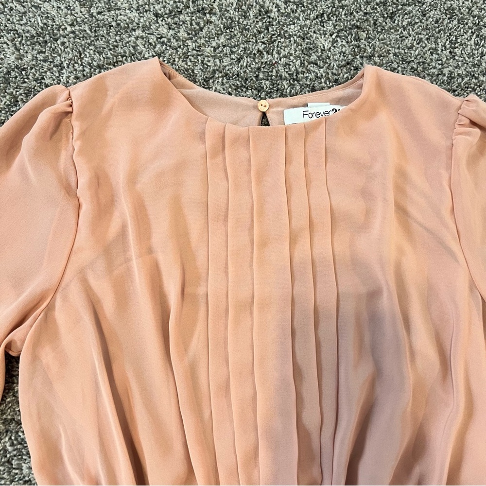 Forever 21 Pink Bishop Sleeve Sundress - Picture 6 of 6